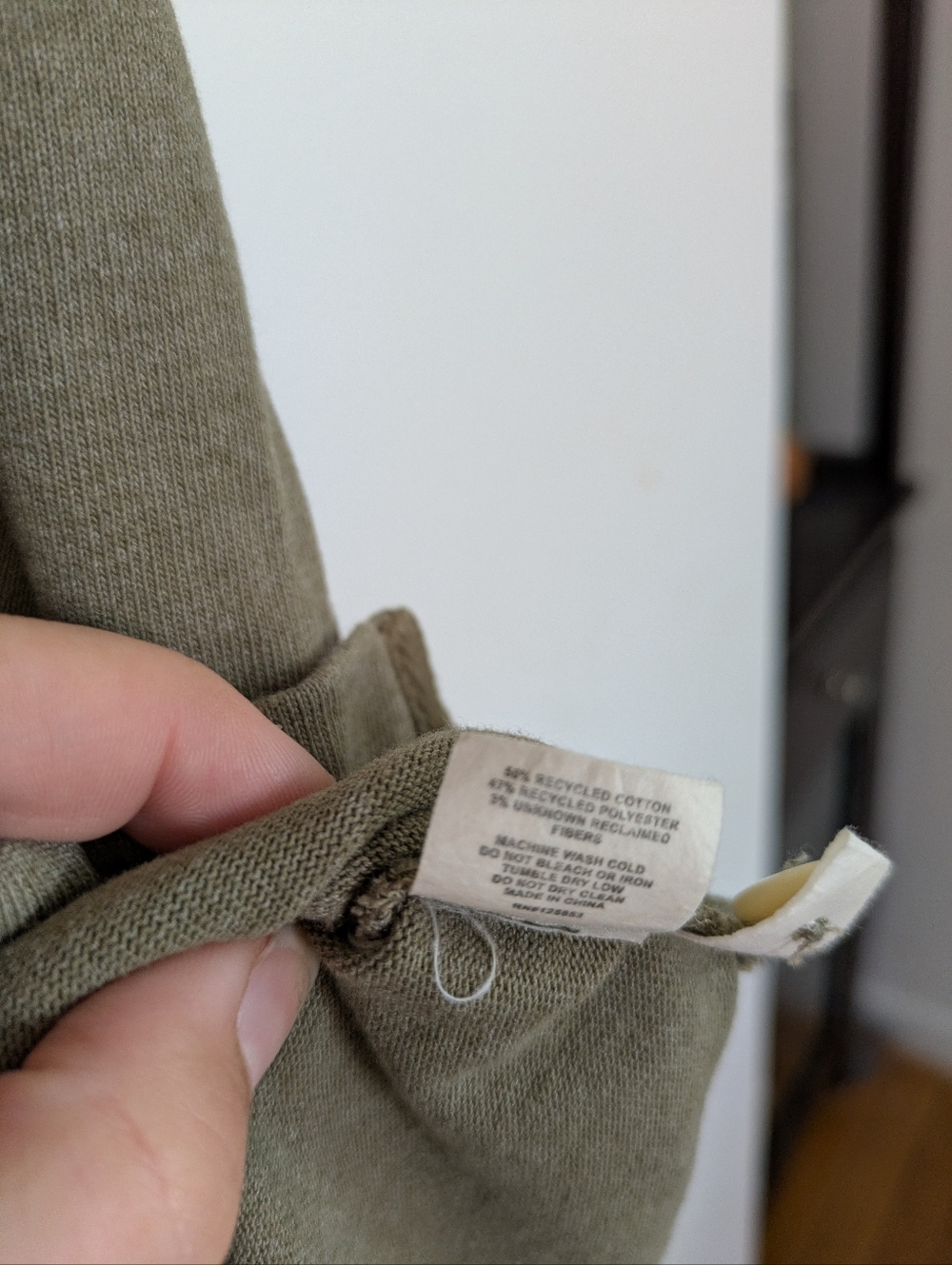 The Heavy Bag Polo By Taylor Stitch Size 40 Men's Olive Green - Picture 4 of 6